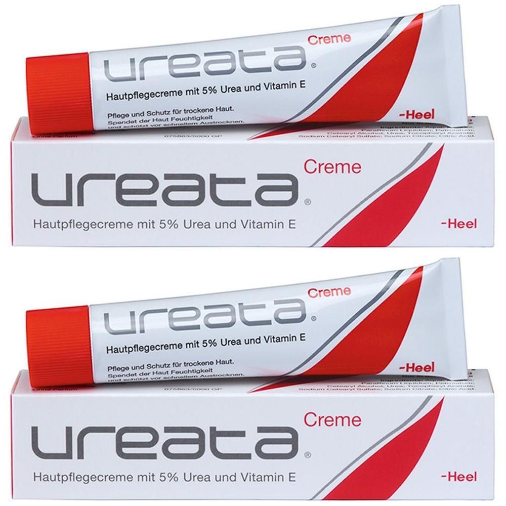 Ureata Creme mit 5% Urea und Vitamin E 2x 2x50 g