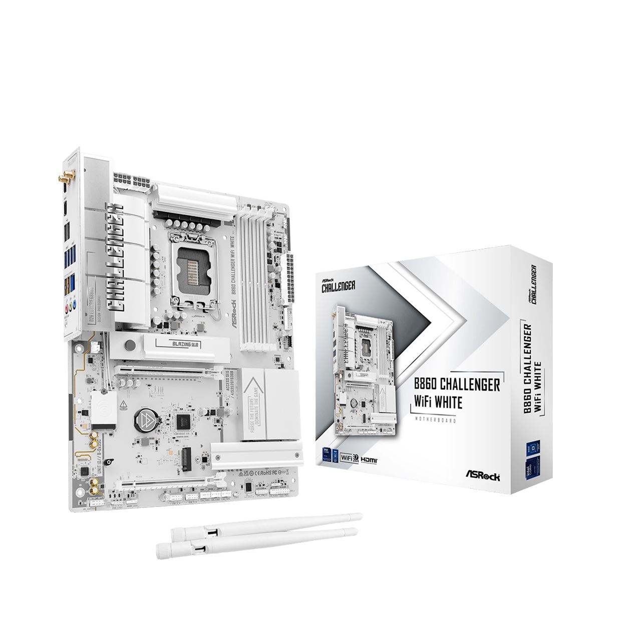 ASRock Challenger WiFi White Intel B860 So.1851 DDR ATX Retail
