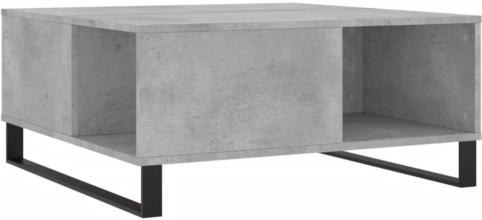 Metro Babli Coffee Table 80x80x36.5 cm Engineered Wood Concrete Grey