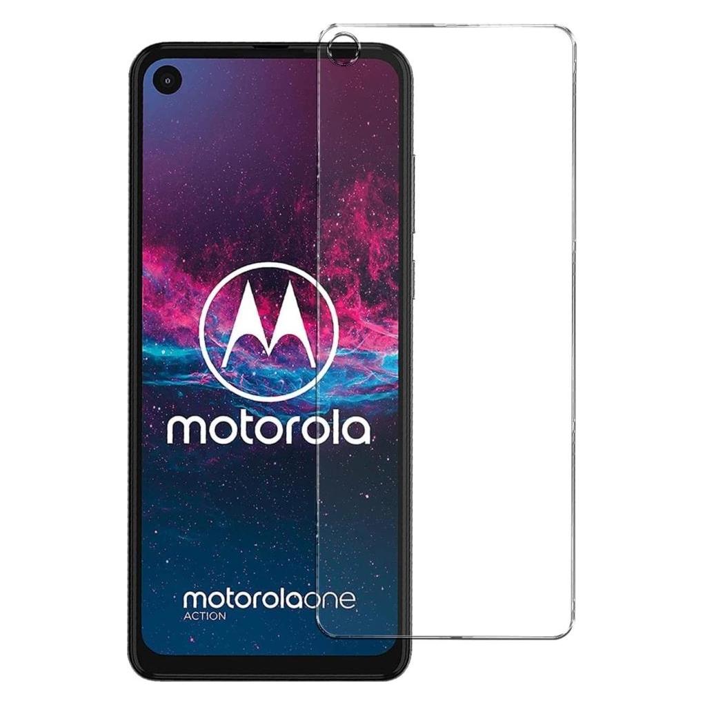 Screenguard Motorola One Action Panzerglas Schutzfolie Case Friendly Design (Motorola One Action) (00025588)