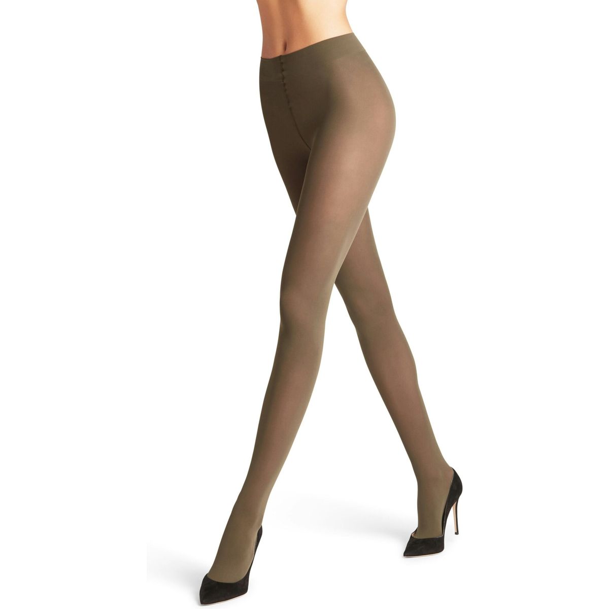Falke Pure Matt 50 DEN Damen Strumpfhose military (7826) L 43150-7826-L