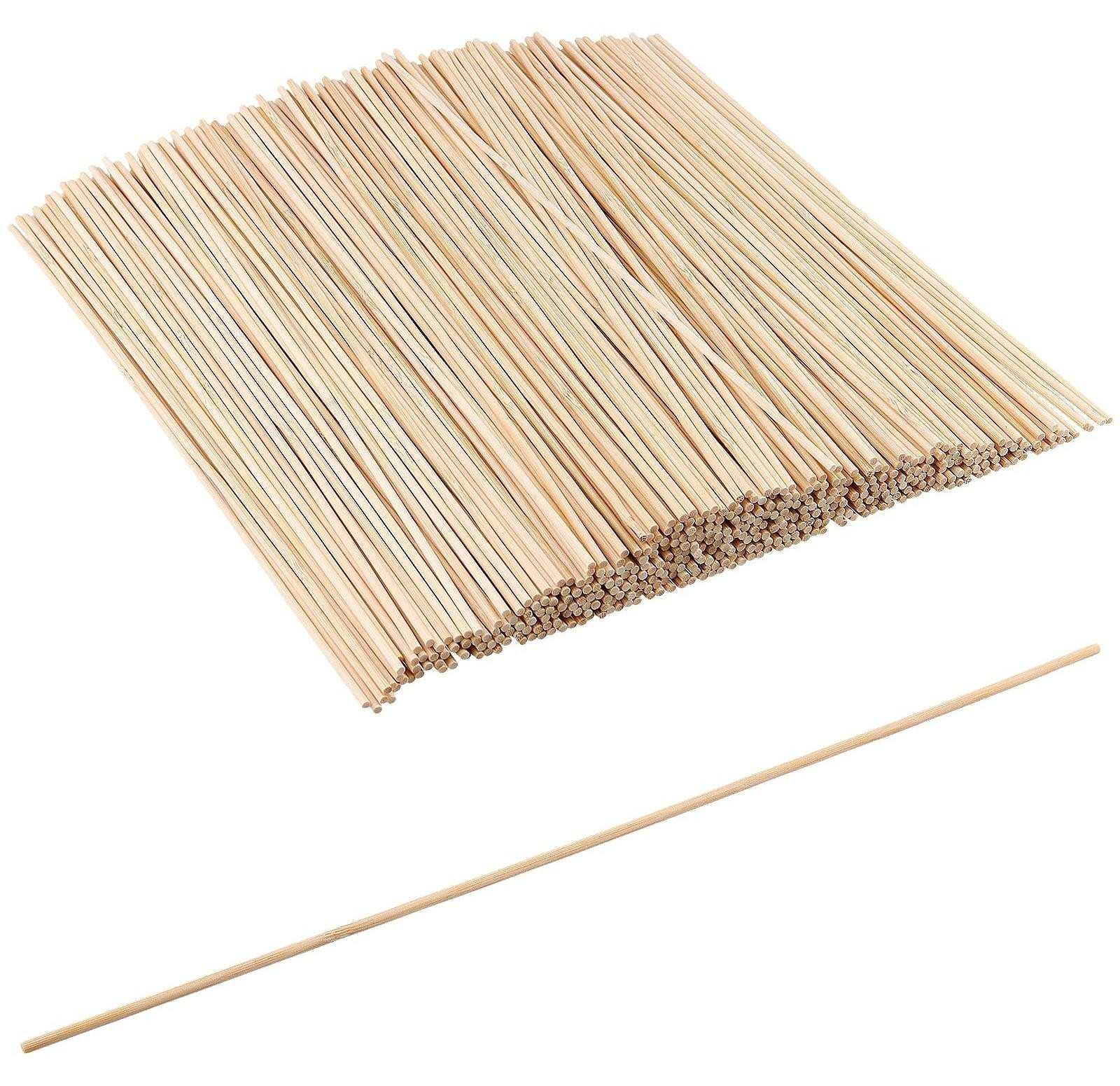 Set van 500 natuurlijke bamboestokken voor DIY klussen