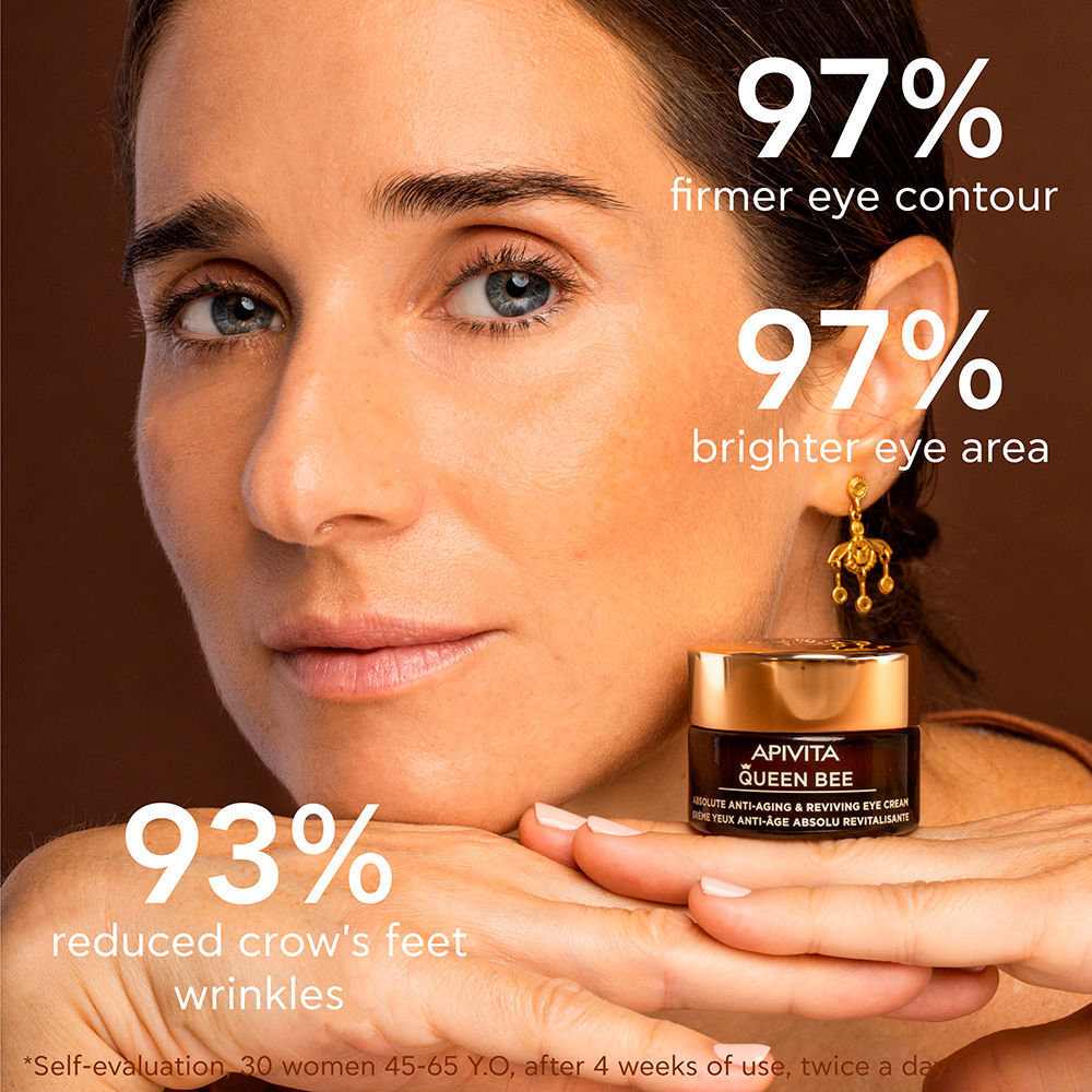 Apivita Queen Bee Absolute ANTI-AGE Revitalisant Contour Des Yeux 15 ml
