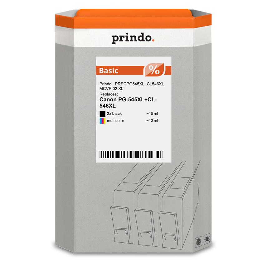 Prindo Basic XL Multipack Noir(e) / Plusieurs couleurs (PRSCPG545XL CL546XL MCVP 02) (MC53923)