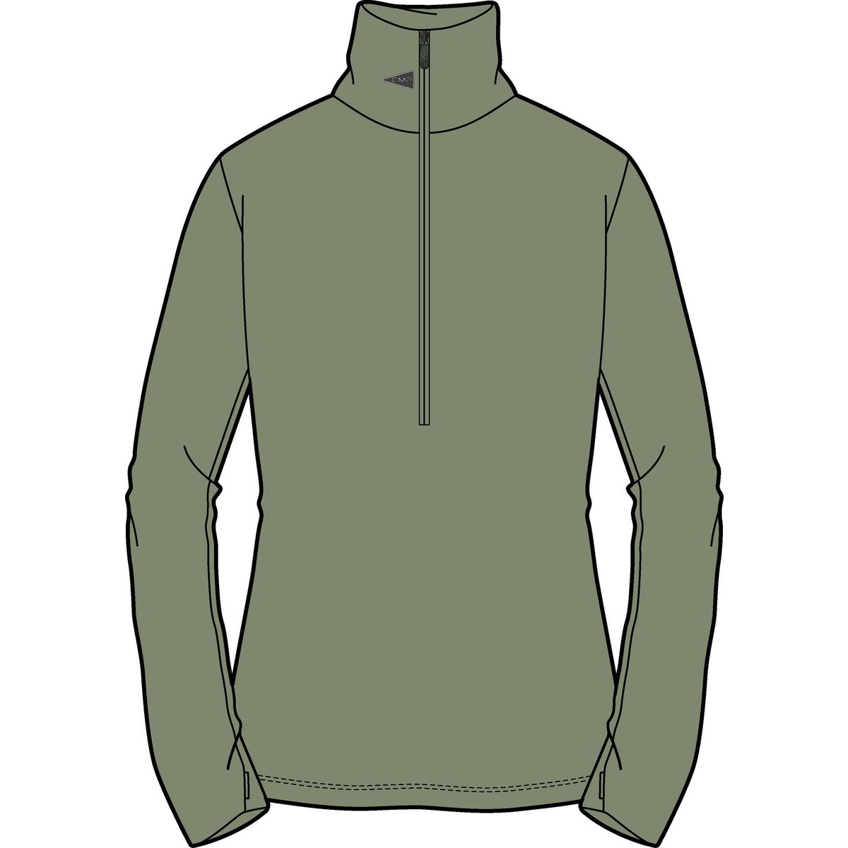 CMP Woman Sweat green tea (E624) 36 36L0376-E624-36