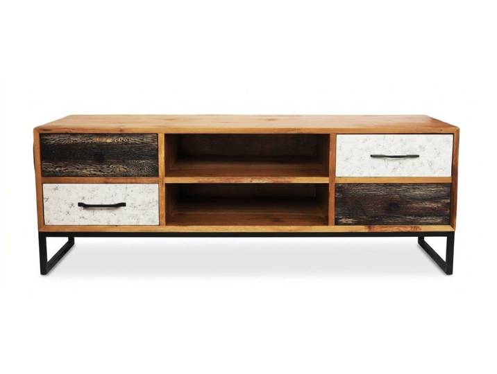 JVmoebel Lowboard Massivholz TV Lowboard Sideboard Design Modern Wohnzimmer Möbel (1-tlg)