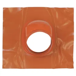 Universal-Dachpfanne (25-50 Gr) flex rot für Abgassystem 110 mm