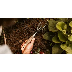 Gartenhacke 3-zinkig - gelb
