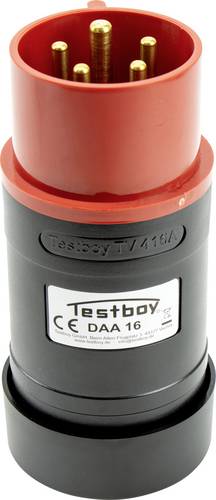 Testboy TV DAA 16 61811000 CEE Adapter 16mA 400V 1St.