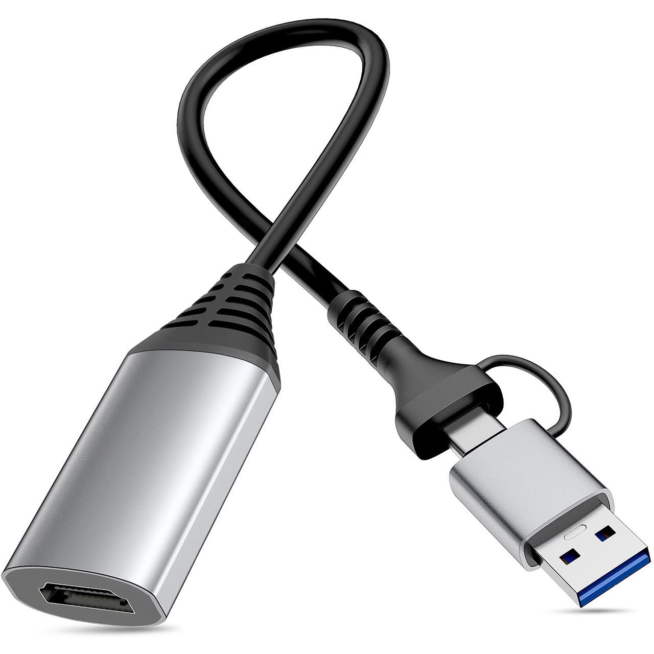 Equip Adapter USB-C/A->HDMI 1920x1080/ 60Hz Alu.