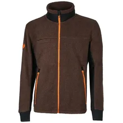 U-Power Fleecejacke Bark - choccolate - L