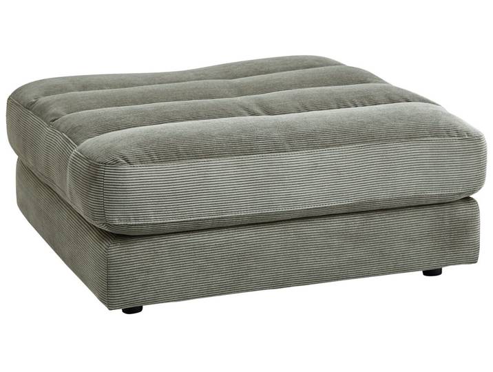 Pure Home Lifestyle Hocker quadratisch (medium) PURE 972, olive, Stoff