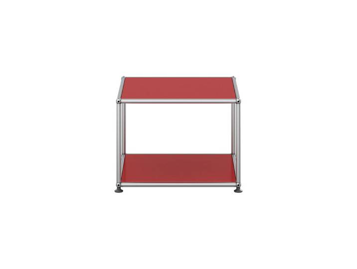 USM Haller Abstelltisch M22 rot rubinrot offen T 523 cm 52.3x39x52.3
