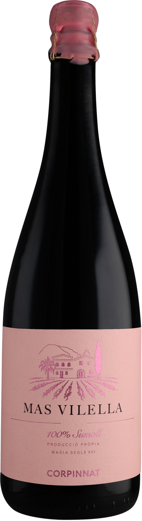 Mas Vilella Corpinnat Rosé Brut Nature 2024 12% Vol. Sehr Trocken aus Spanien
