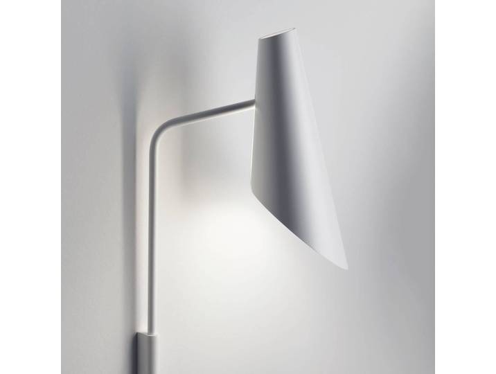 Vibia Designer Wandlampe I.Cono, weiß / opal, für Schlafzimmer, Kunststoff, Modern, Wandleuchte, Wandlampe Innen