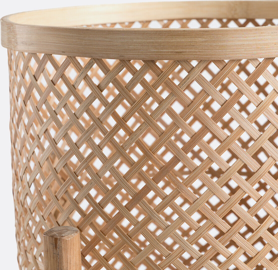 LA REDOUTE INTERIEURS Cache-pot sur pied en bambou Ø40 cm, Bambu