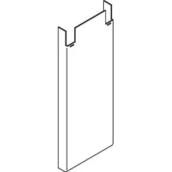 Hewi System 900 Abdeckung 68001SC Edelstahl pulverbeschichtet dunkelgrau perlglimmer tiefmatt