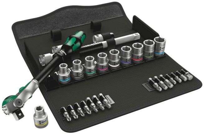 Jeu de clés à cliquet Wera 8100 SC 6 Zyklop Speed, lecteur 1/2