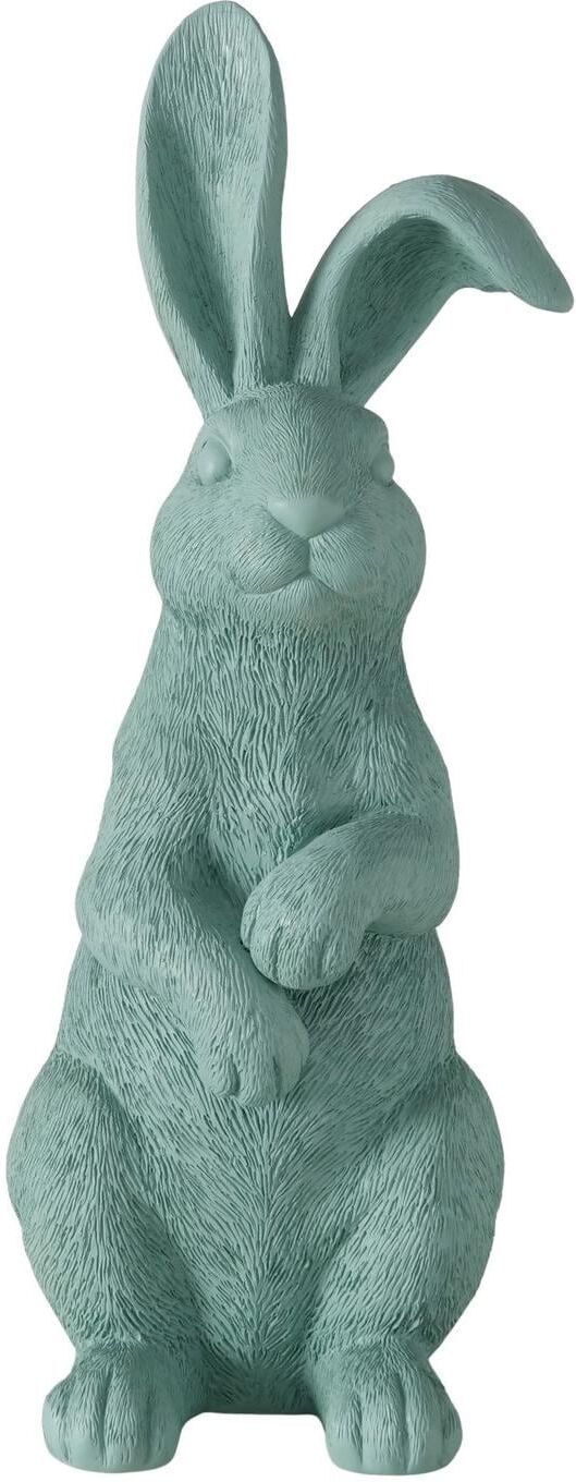 Osterhase BOLTZE "Hase Bengt, 43 cm", grün, B:17cm H:43cm, Kunststoff, Dekofiguren, Osterhase grün B/H/T: 17cm x 43cm