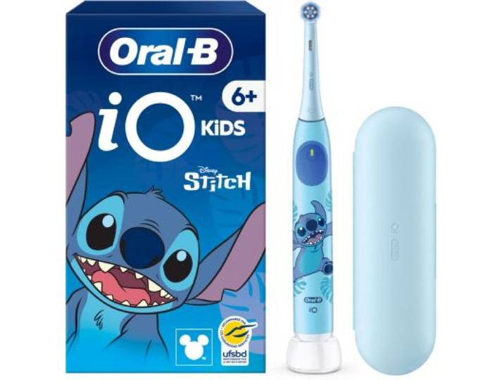 Oral-B - Brosse À Dents Électrique Io2 Kids Stitch + Travel Case