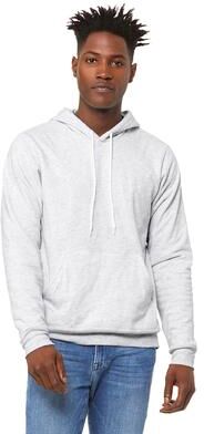 Bella + Canvas 3719 Sponge Fleece Hoodie in Ash size XL B3719, BC3719