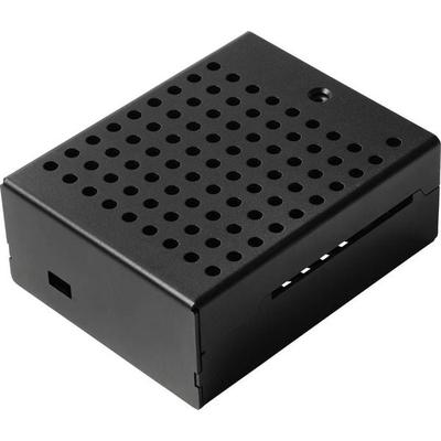 TRU COMPONENTS TC-UNOQM Aluminiumgehäuse Geeignet für: Arduino UNO Q Schwarz
