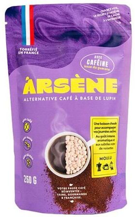 arsene Arsène – Lupinenkaffee Mit Koffein, Gemahlen, 250 G - MaxiCoffee