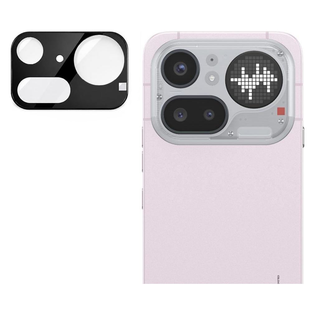 Techsuit - Full Camera Glass - Nothing Phone (4a) Pro - Black (Nothing Phone (4a) Pro) (69419710)