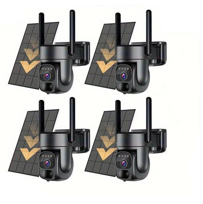 Selius 4G Beveiligingscamera – Draadloze Cameraset met Solar en 2K HD Resolutie