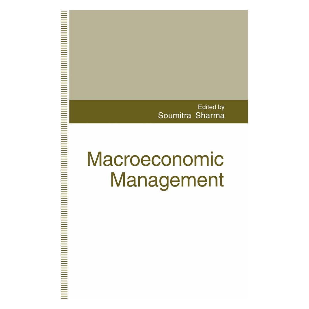 Springer Macroeconomic Management (Englisch, Softcover, Soumitra Sharma) (55814288)
