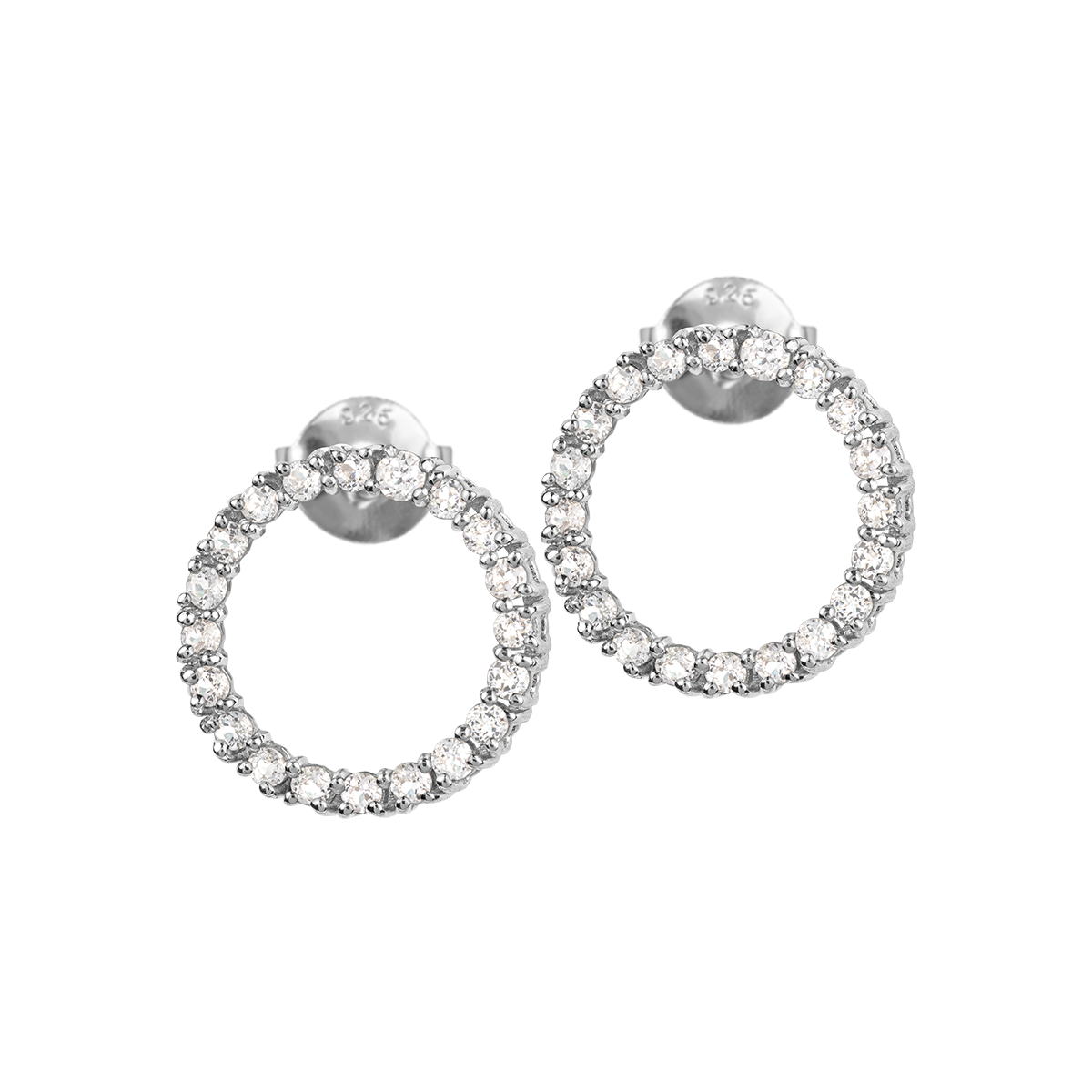 Jacques Lemans Ohrstecker Sterlingsilber mit Zirkonia