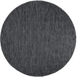 OUTDOORTEPPICH Anthrazit Ø 120 cm
