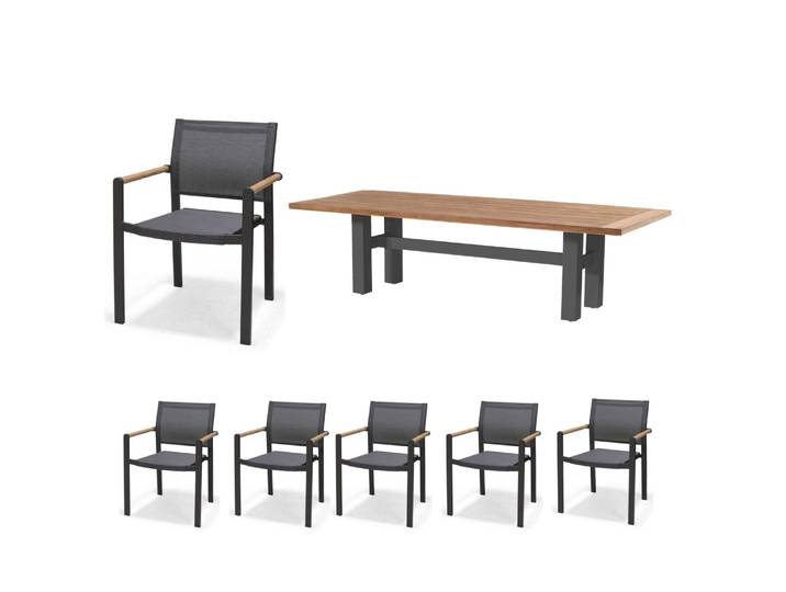 Hartman/ScanCom Heron/Amber Gartenlounge-Set 7tlg
