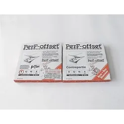 PerF-offset Plus, Perforierband mit Gegenband für den Offsetdruck, je 2 m P - für Papiere bis 110 g/cm2