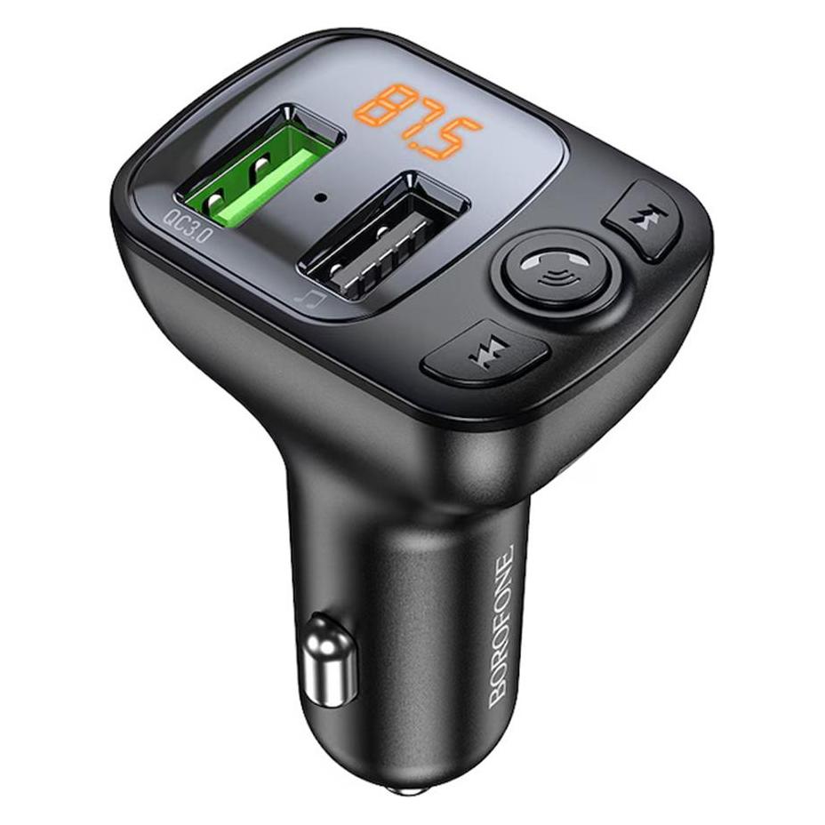 Borofone BC41 Bluetooth MP3 Player / FM Wave Modulator (Headset, Micro SD, QC3.0 USB-A, USB-A 5V / 1A) (6974443382884)