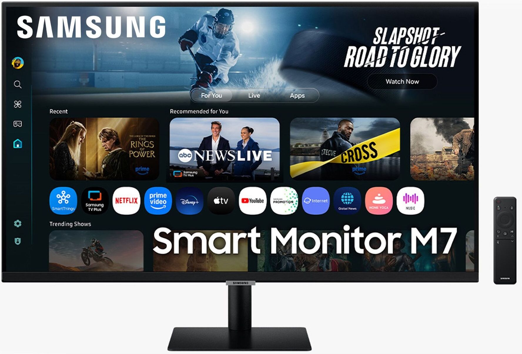 Monitor Samsung LS32FM700UUXEN SERIE M7 Smart Vision AI Black