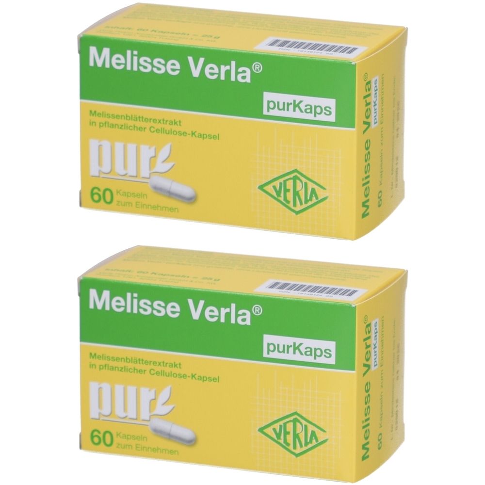Melisse Verla purKaps 2x 2x60 St Kapseln
