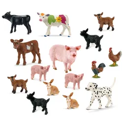 Schleich - Tierfiguren - Bauernhof-Set mit 15 Tieren