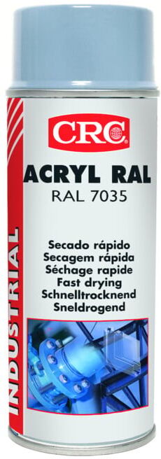 CRC Peinture acrylique RAL 7035 Gris clair 400 ml aérosol ; CRC Industries (31079-AA)