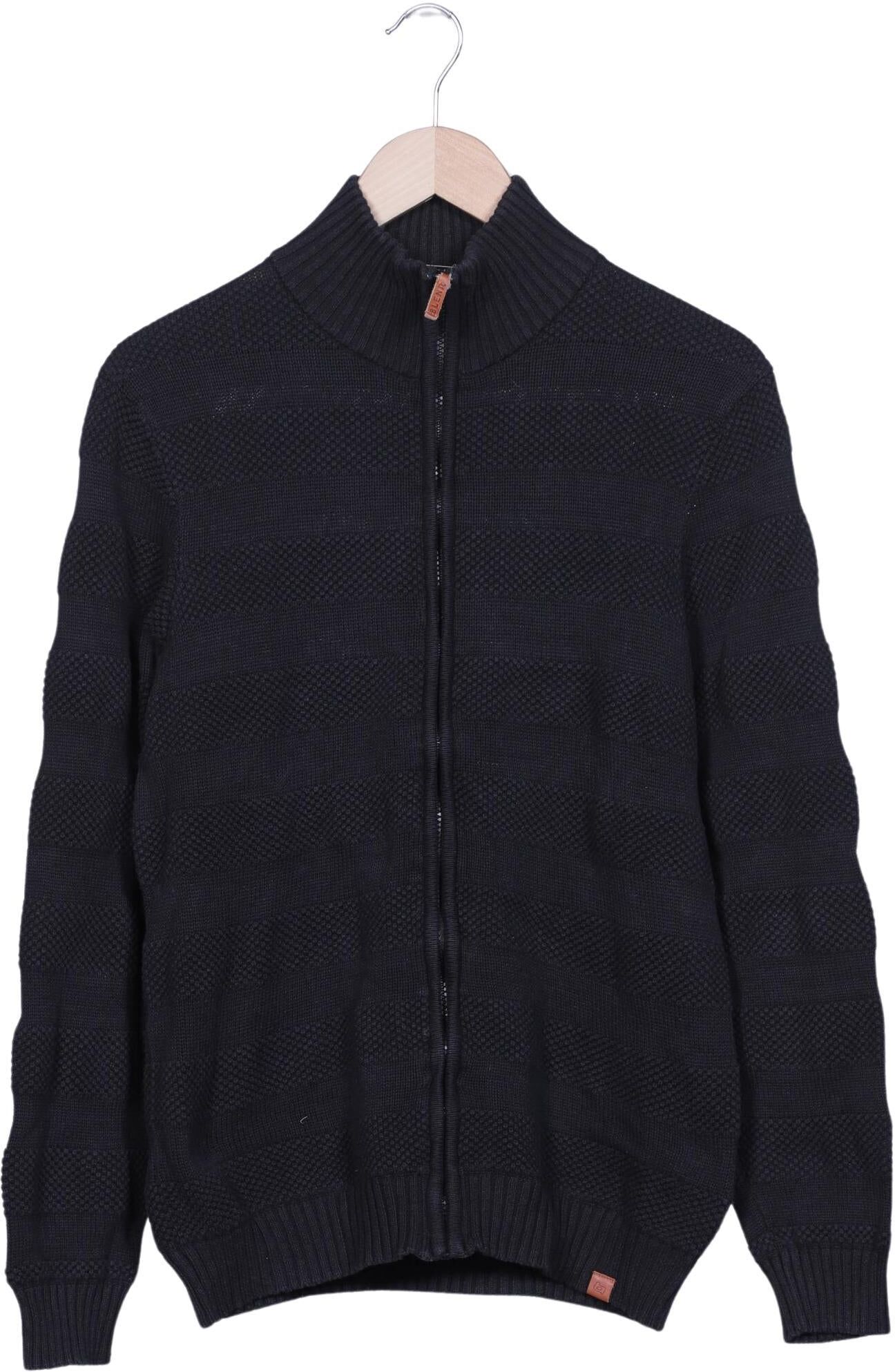 Blend Herren Strickjacke, Marineblau, Gr. L, Baumwolle - Second Hand