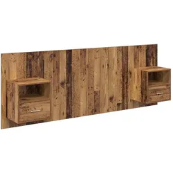 vidaXL, Bett Zubehör, Loan One drawer and one shelf (32.50 x 32.50 x 80 cm)
