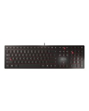 Cherry KC 6000 slim Tastatur USB Englisch USA mit EURO-Symbol Schlüsselschalter: CHERRY SX Schwarz (JK-1600EU-2)