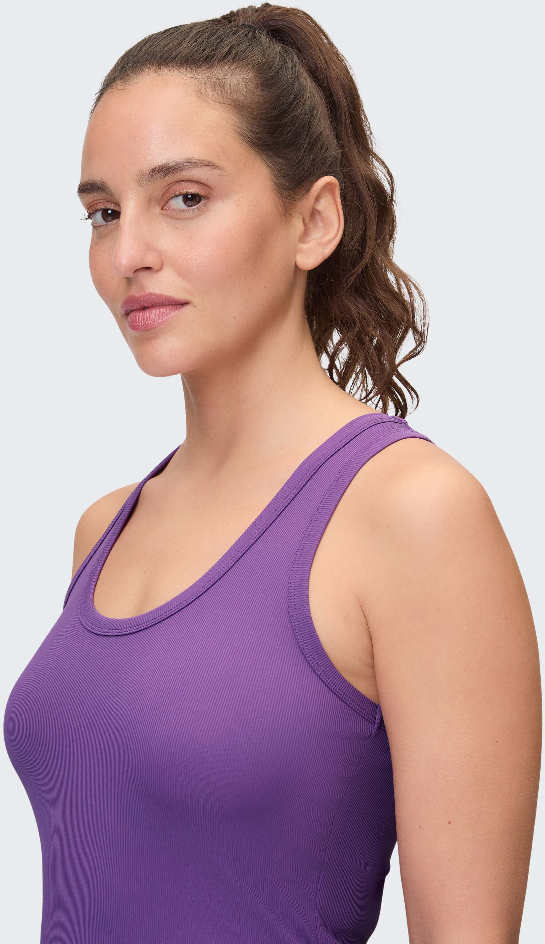 Tanktop VENICE BEACH "TANKTOP BRENDA", Damen, Gr. XXL (46), rosa (crocus), Obermaterial: 87% Polyamid, 13% Elasthan, Tops Tanktop, sportlicher Stil, Tanktop-Schnitt, für Sportmode crocus XXL (46)