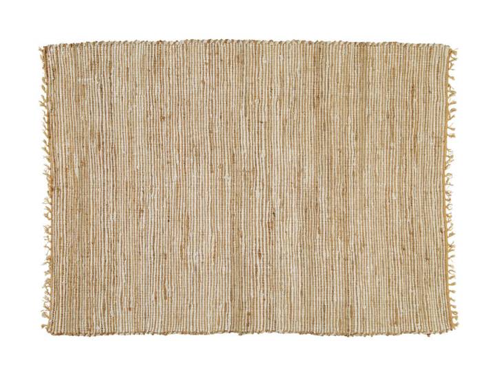 Gewebter Teppich aus Jute und Baumwolle, 160 x 230 cm