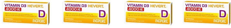 Vitamin D3 Hevert 4.000 I.E. Tabletten