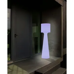 New Garden LED-Designer-Stehlampe Grace 170 RGB Akku USB Fernbedienung dimmbares kaltweisses & RGB-Licht 170 cm hoch