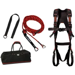 ABS PSA Ausrüstung Roofer Kit für Dachdecker Seillänge 10,0m