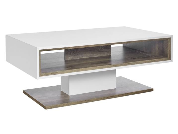 Couchtisch CORUNA, Weiß, Holznachbildung