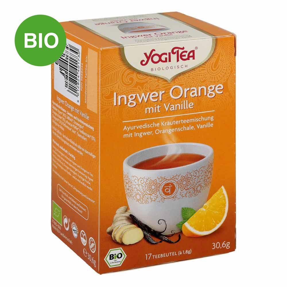YOGI TEA GmbH Yogi Tea Ingwer Orange+vanille Bio Filterbeutel 09688044