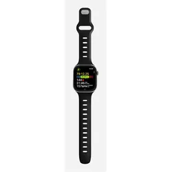 Nomad Tempo Band 42mm Black (Kunststoff, Reifen, Rubber), Uhrenarmband, Schwarz